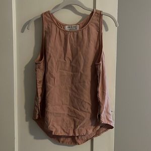 Cloth & Stone Anthropologie blush pink side button top. Size Large